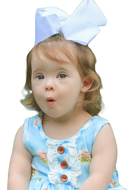 toddler girls with Down syndrome